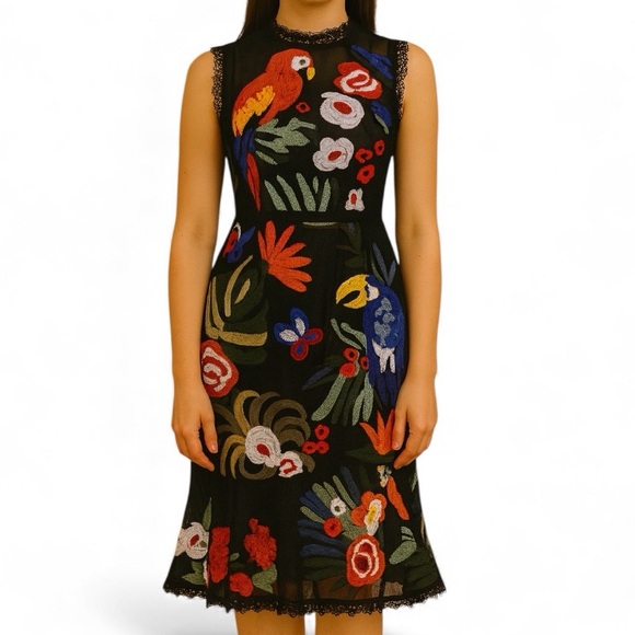 M Signature Label Collection Dresses & Skirts - Colorful Tropical Dress Medium The Dilaka